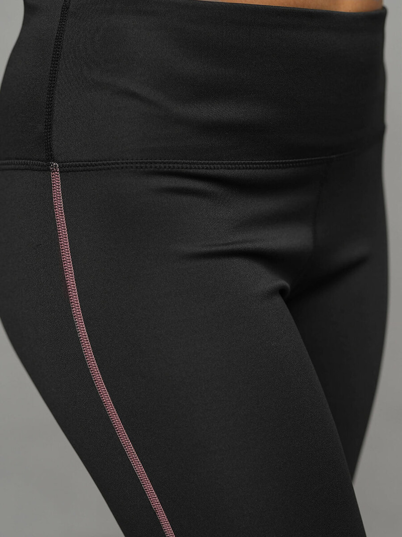 Komplet sportowy dwuczęściowy damski czarny OZONEE O/XL012/1Z