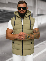 Безрукавка чоловіча Бежева OZONEE JS/57M7507/62