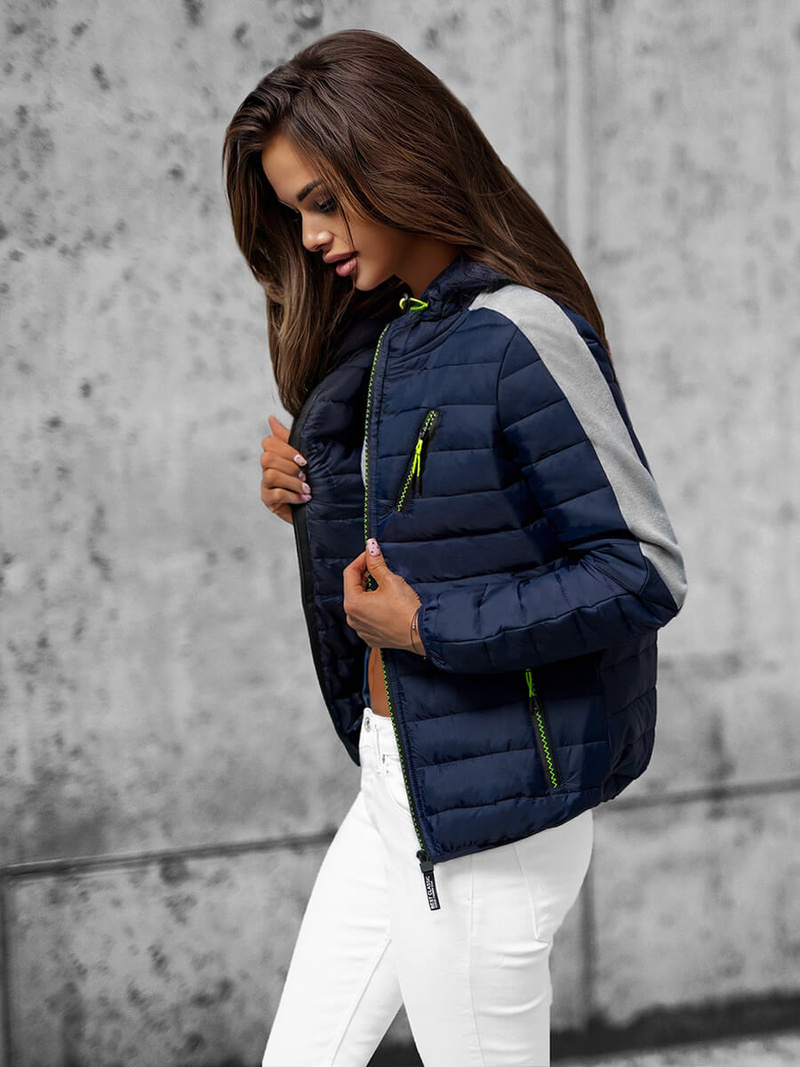 Куртка жіноча Темно-Синя OZONEE JS/8M912/215