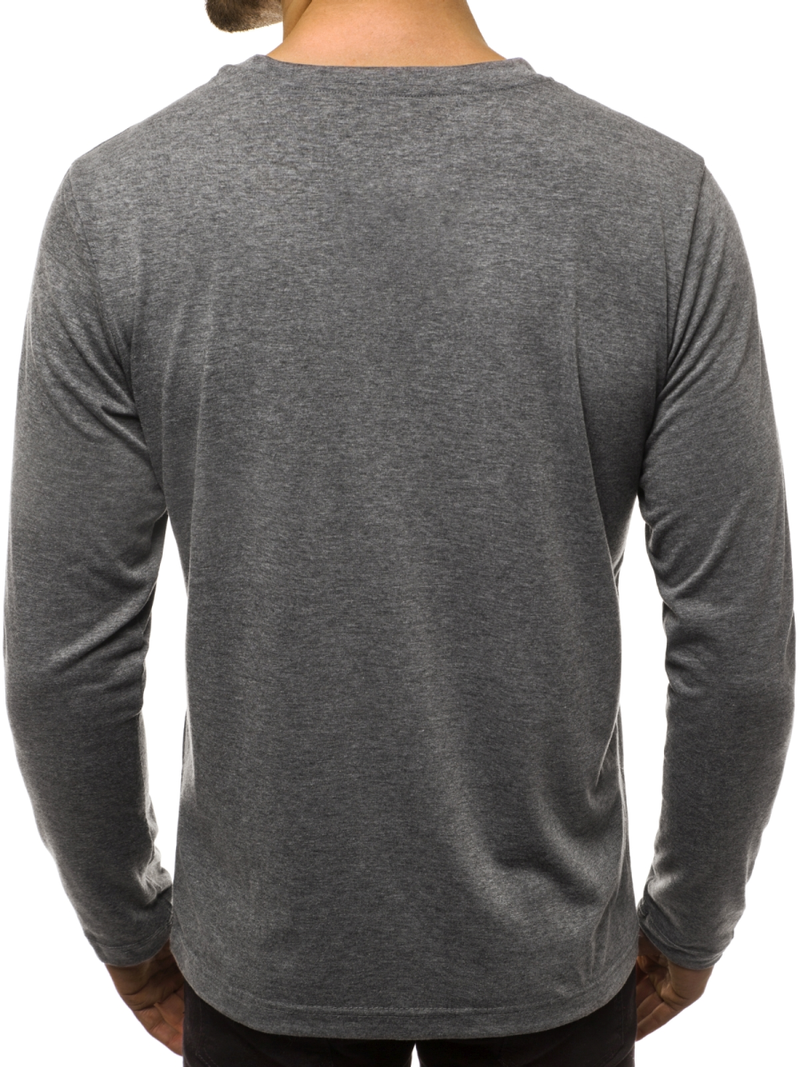 Longsleeve męski grafitowy OZONEE JS/CX01