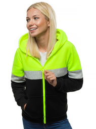 Bluza rozpinana damska zielona OZONEE JS/KSW3009