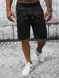 Spodenki dresowe męskie czarne OZONEE JS/8K297