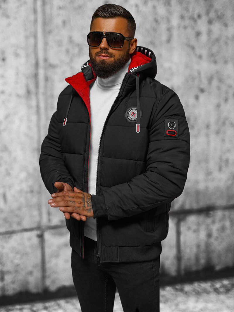 Куртка Чоловіча Чорна OZONEE JS/84M3029/392