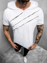 T-Shirt męski biały OZONEE A/1185Z