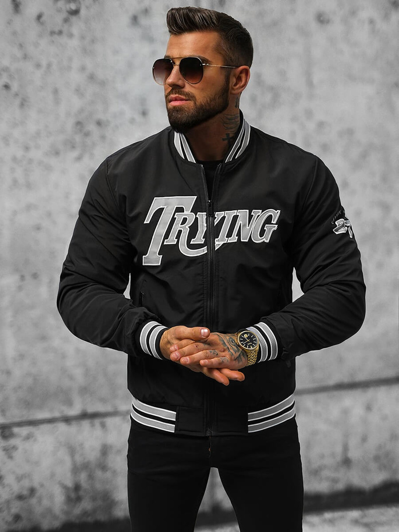 Куртка чоловіча Чорна OZONEE JS/84M3013/392