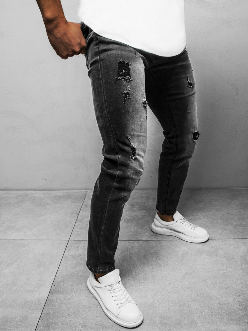 Джинси Чоловічі Чорнi OZONEE NB/MP0016N