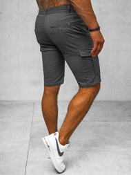 Шорти джинові чоловічі Графітові OZONEE NB/MP0188GS