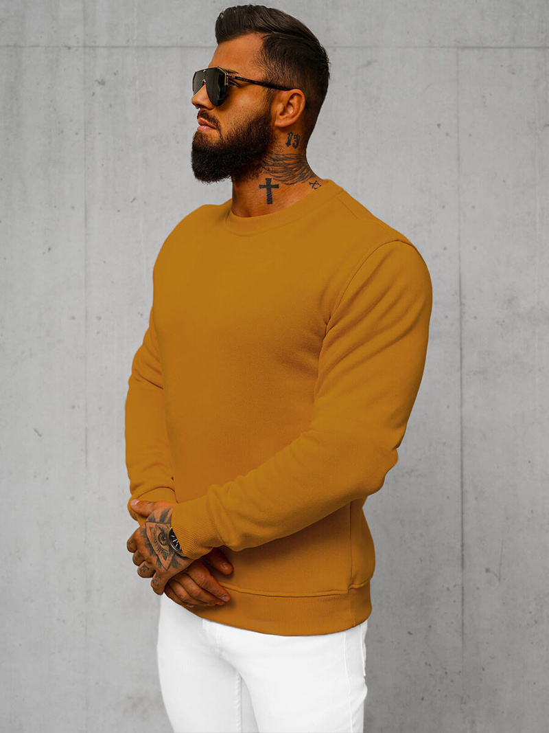 Bluza męska camelowa OZONEE JS/2001-10Z