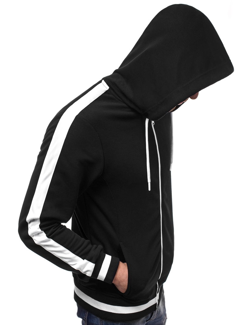 Толстовка чоловіча Чорна OZONEE A/1009Z