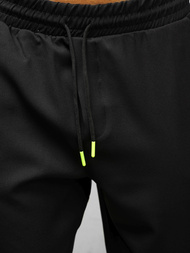 Spodnie męskie chino jogger czarne OZONEE O/CP150