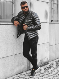 Куртка чоловіча Чорна OZONEE O/9026Z