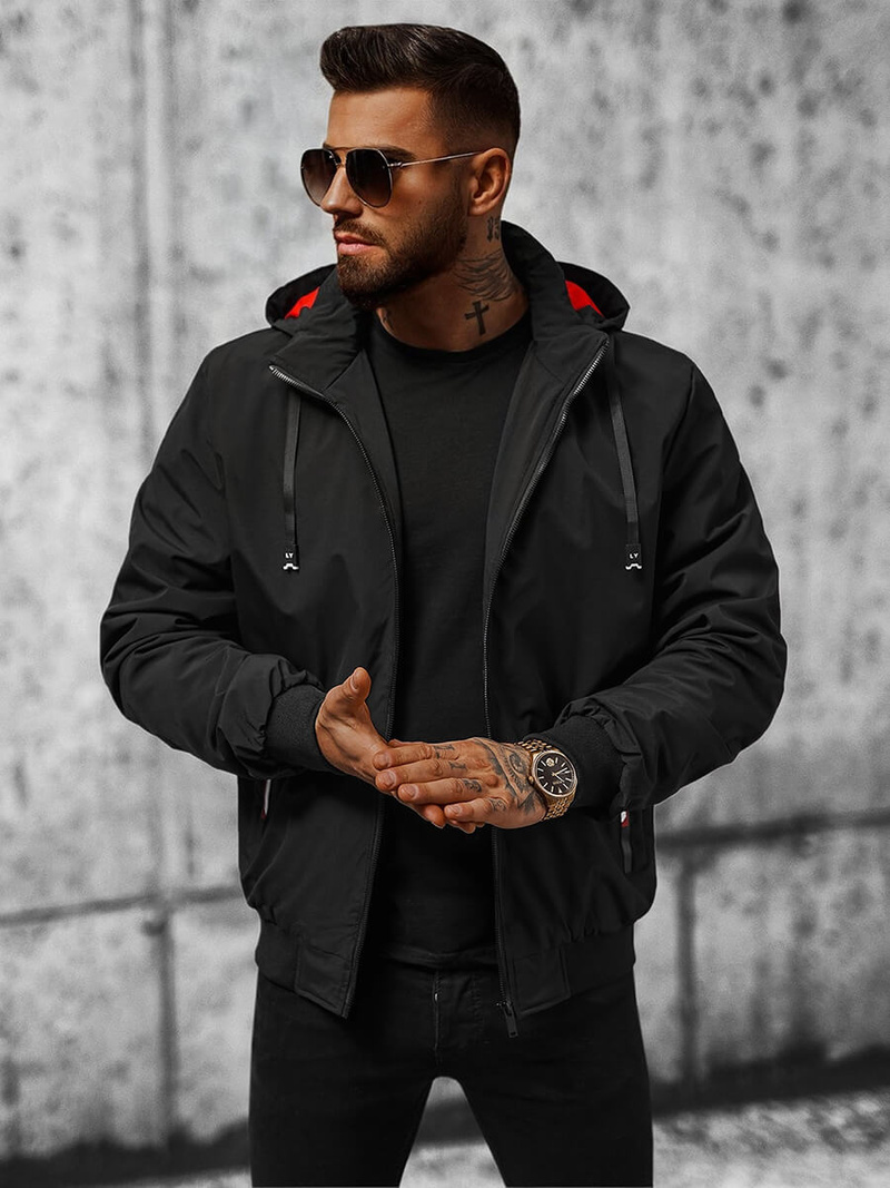 Куртка чоловіча Чорна OZONEE JS/84M3016/392