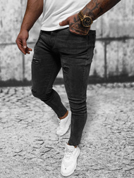 Чоловічі джинси Чорнi OZONEE DR/TF218