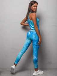 Жіночий спортивний костюм з двох частин Синiй OZONEE JS/YW88043Z