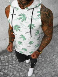 Майка чоловіча Бiло-Зелений OZONEE O/BL306