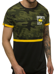 T-Shirt męski zielony OZONEE JS/SS10982