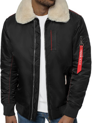 Kurtka męska czarna OZONEE O/X1026K