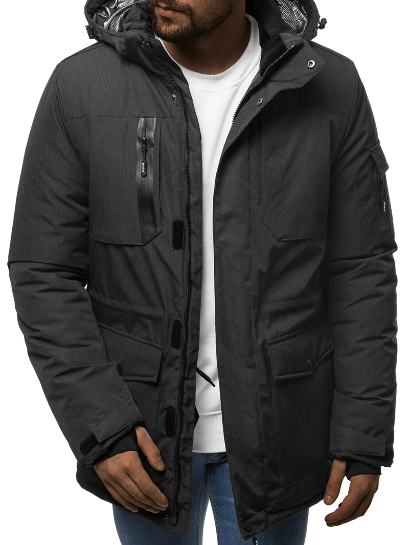 Куртка чоловіча Темно-сіра OZONEE O/9803