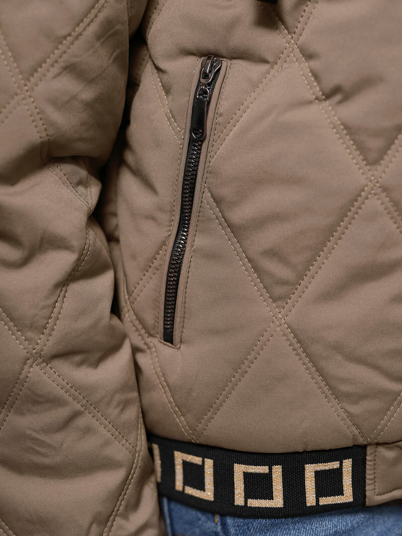 Куртка жіноча Бежева OZONEE JS/16M9085/84