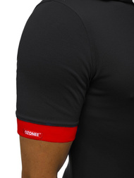 Футболка чоловіча Чорно-Червона OZONEE O/1273Z