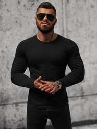 Longsleeve męski czarny OZONEE O/B262