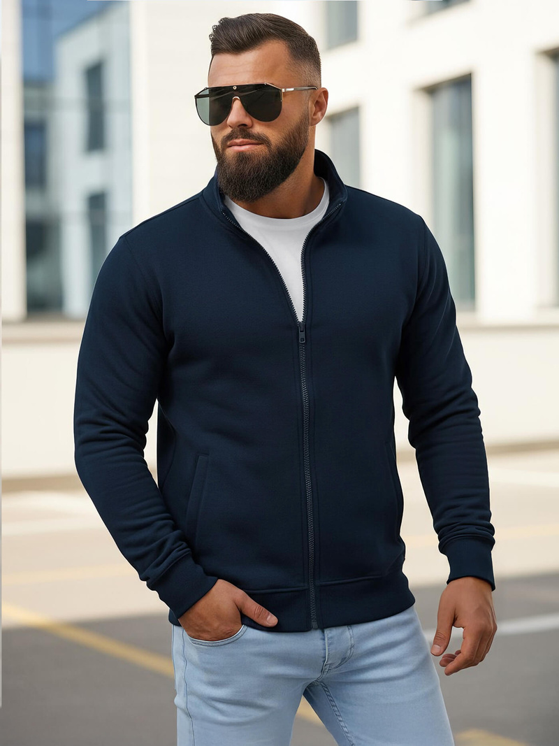 Толстовка чоловіча Темно-Синя OZONEE JS/2002