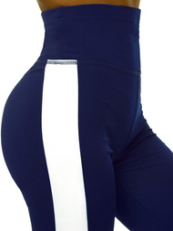Legginsy damskie granatowe OZONEE JS/YW88045/4