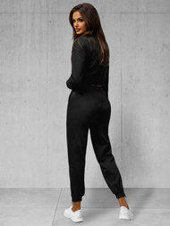 Жіночий спортивний костюм з двох частин Чорний OZONEE JS/8C78/3Z