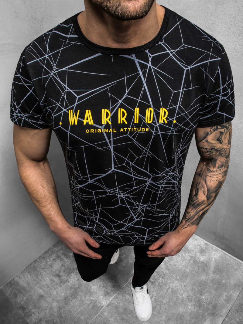 Футболка чоловіча Чорна OZONEE JS/SS10935Z