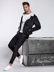 Куртка чоловіча Чорна OZONEE JB/JP1179/1