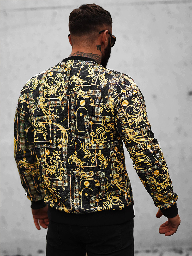 Толстовка чоловіча Чорна OZONEE O/D7147