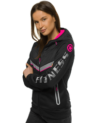 Kurtka damska czarna OZONEE JS/KSW4012