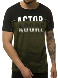 T-Shirt męski zielony OZONEE JS/SS11106