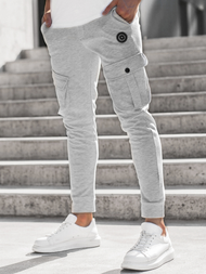 Spodnie dresowe męskie szare OZONEE C/316