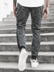 Spodnie dresowe męskie grafitowe OZONEE JS/K60005