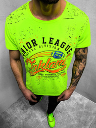 T-Shirt męski zielony OZONEE JS/KS1975Z