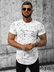 T-shirt męski biały OZONEE O/P1113