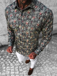 Чоловіча сорочка кольорова OZONEE O/2122Z