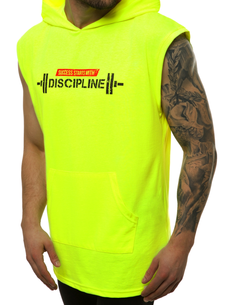 Майка чоловіча Жовта-неон OZONEE MACH/M1211