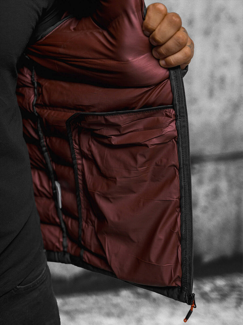 Куртка чоловіча чорна OZONEE JS/22M326/392