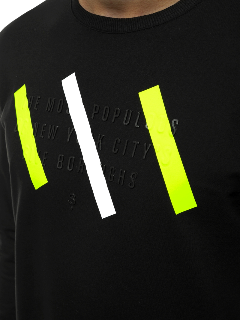 Bluza męska czarna OZONEE MACH/2105