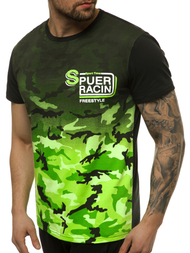 T-Shirt męski zielony OZONEE JS/SS10985