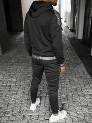 Спортивний костюм чоловічій чорно-срібляста OZONEE O/HM500