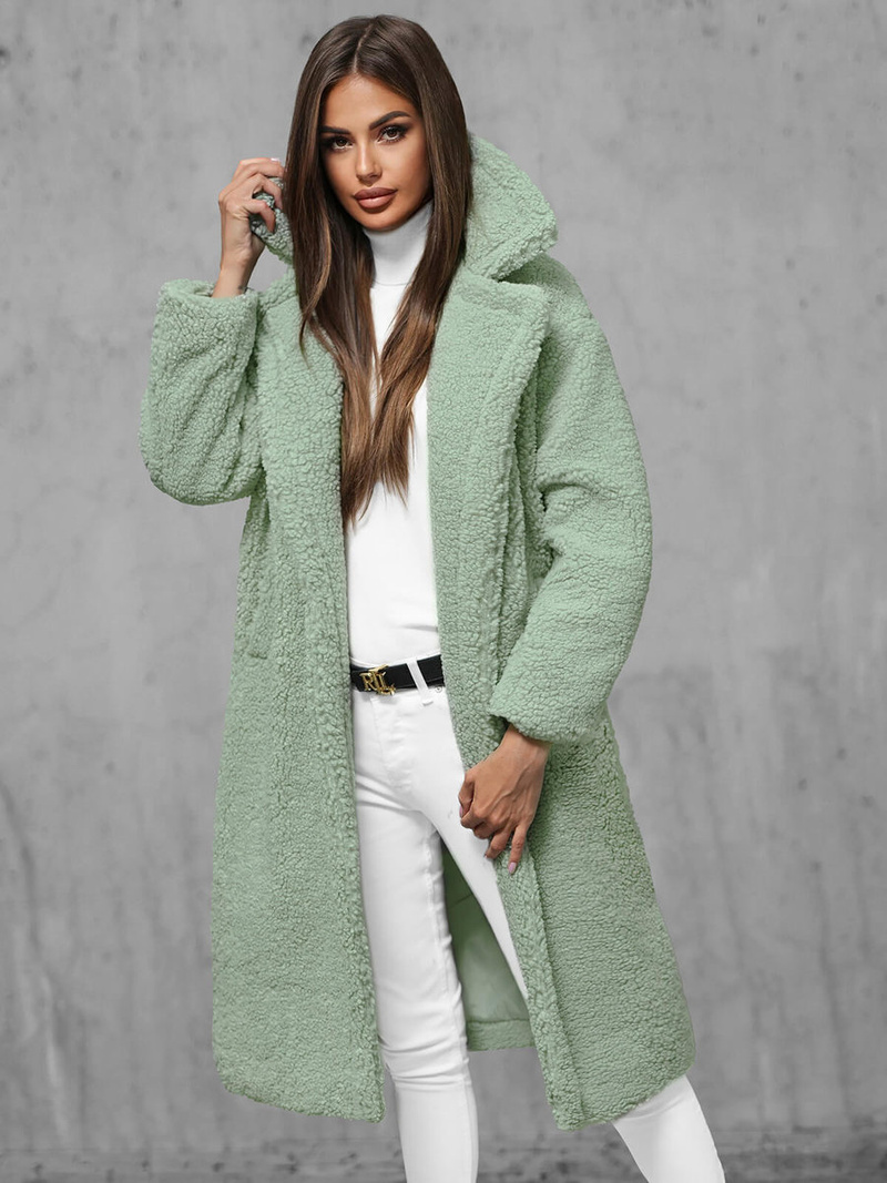 Жіноче пальто м'ятна OZONEE O/Z01