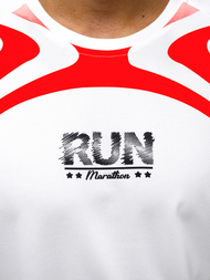 T-Shirt męski biały OZONEE JS/KS2062