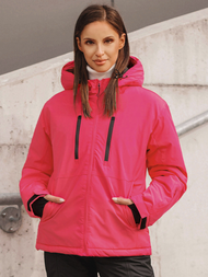 Kurtka damska zimowa różowa OZONEE JS/HH012/28