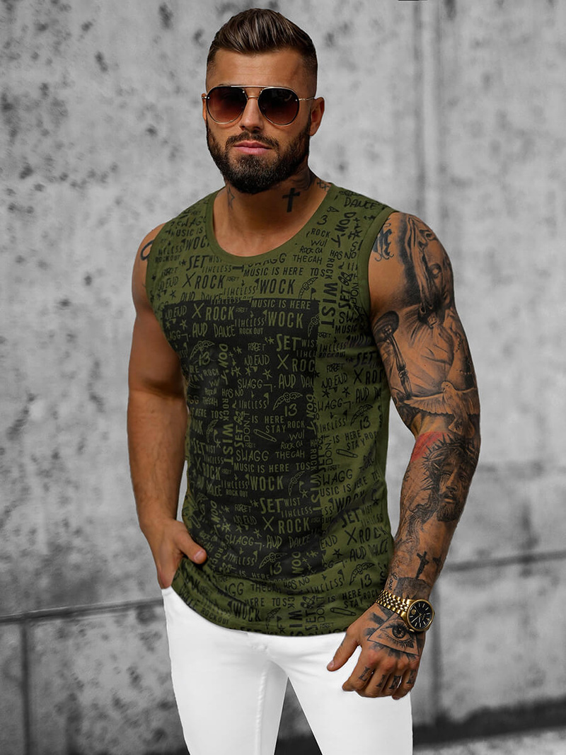 Футболка чоловіча Зелений OZONEE O/T103/29