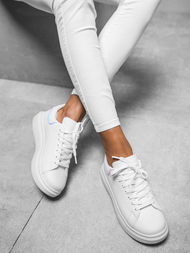 Sneakersy damskie białe OZONEE T/126