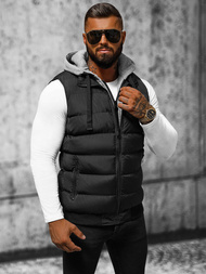 Безрукавка чоловіча чорна OZONEE JS/M751/392Z