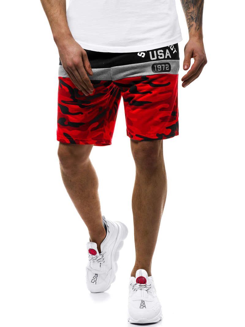 Spodenki męskie czerwone OZONEE JS/KK300157